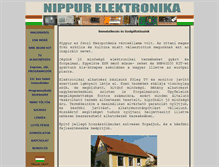 Tablet Screenshot of nippur.hu
